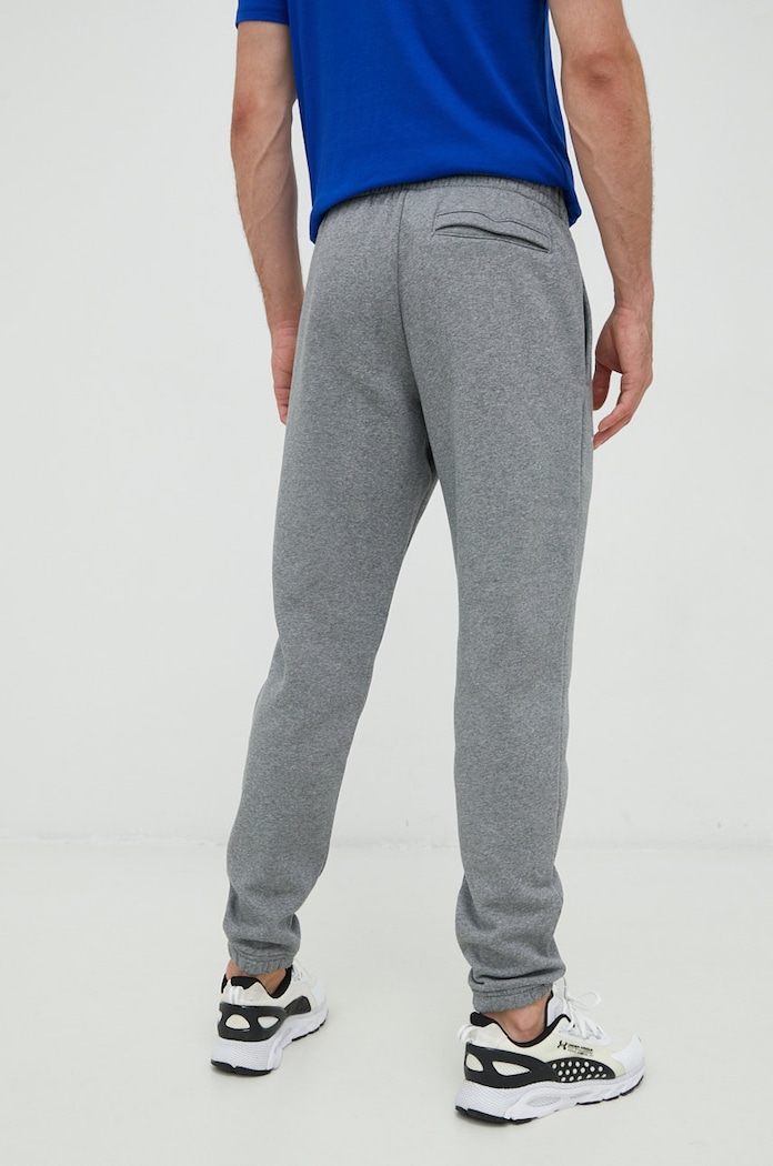 Oblačila Under Armour trenirka moška z bombažem Essential Fleece 1373882 siva