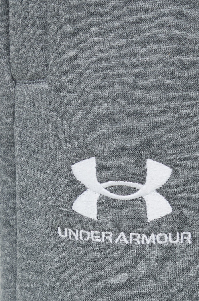 Under Armour trenirka moška z bombažem Essential Fleece siva 1373882