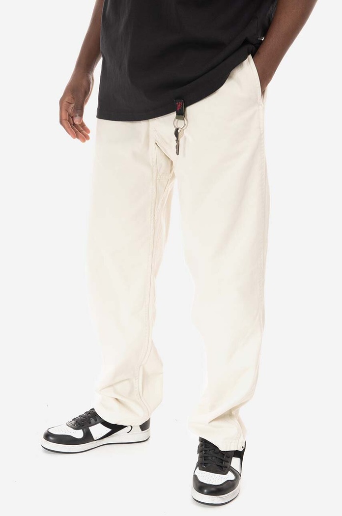 Gramicci pantaloni de bumbac Gramicci Pant uni gri G102.OGT