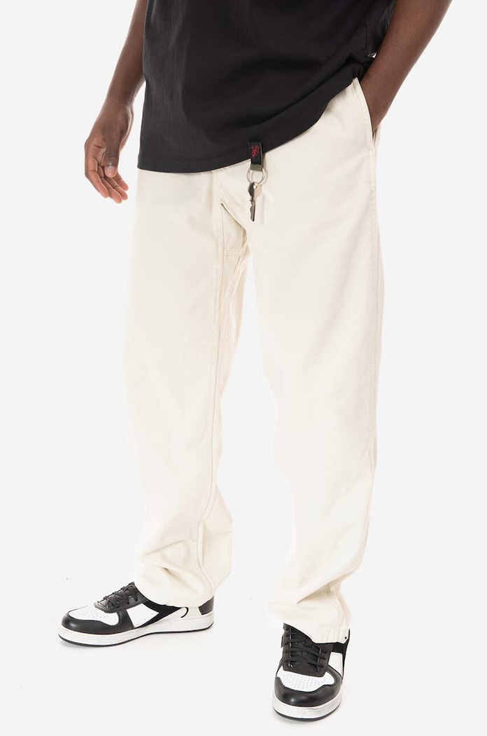 Gramicci pantaloni de bumbac Gramicci Pant uni gri G102.OGT