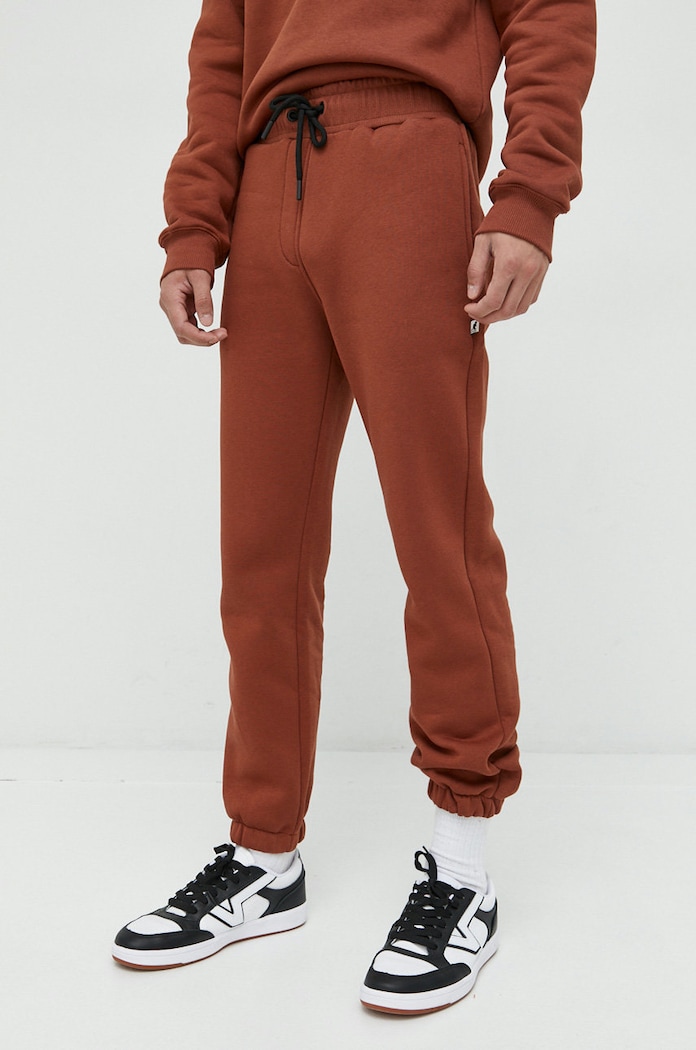 Tepláky Kangol KAF22USPA105 hnědá