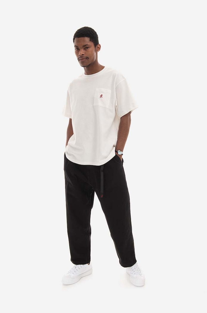 Gramicci spodnie bawełniane Loose Tapered Pant G103.OGT czarny AW25