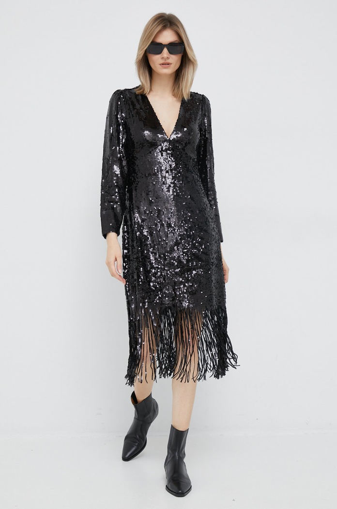 Y.A.S rochie midi negru 26028197.Black