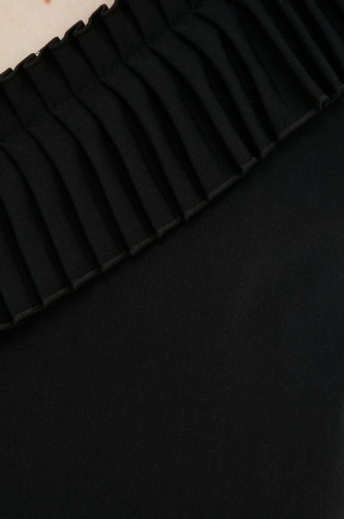 Φόρεμα The Kooples FROB25086K μαύρο