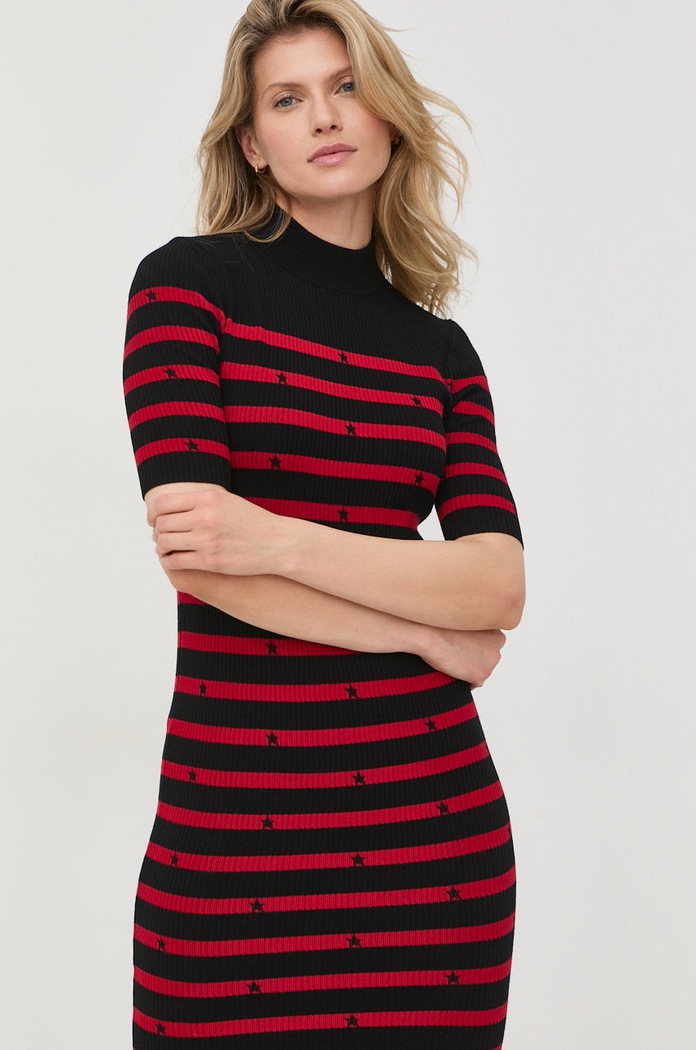 Odzież Red Valentino sukienka 1R3KD05H6JY czarny