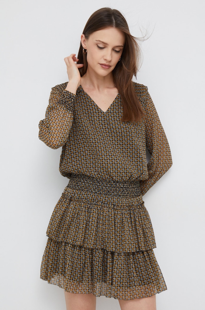 Pepe Jeans sukienka casual zielony PL953129.098