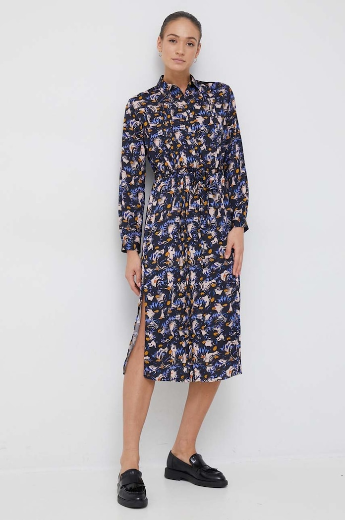 Obleka PS Paul Smith W2R.525D.J30958 pisana AW22