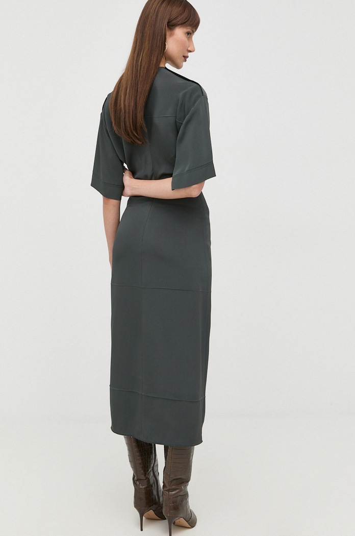 Дрехи Рокля Victoria Beckham 1322WDR003752A зелен