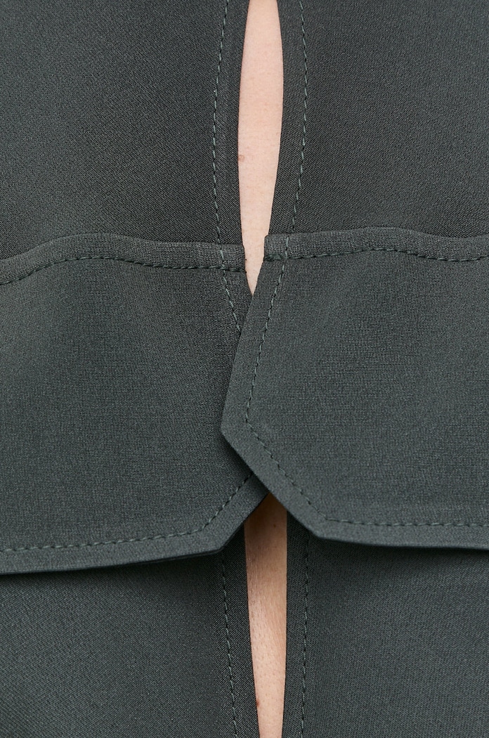 Рокля Victoria Beckham 1322WDR003752A зелен