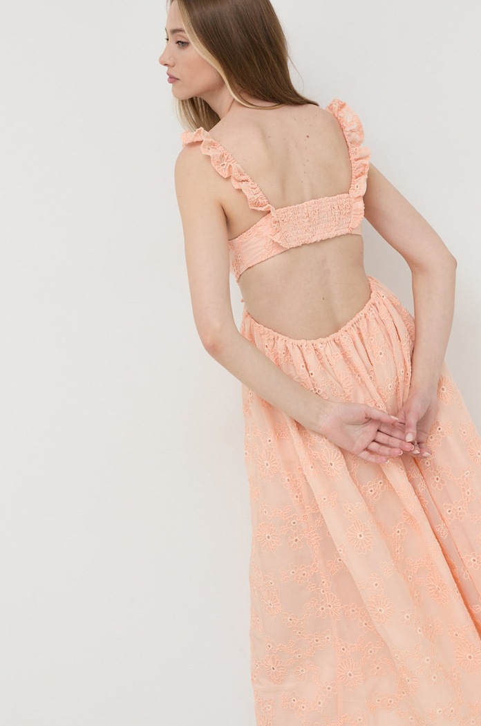 Дрехи Рокля For Love & Lemons CD2693.SU22 оранжев