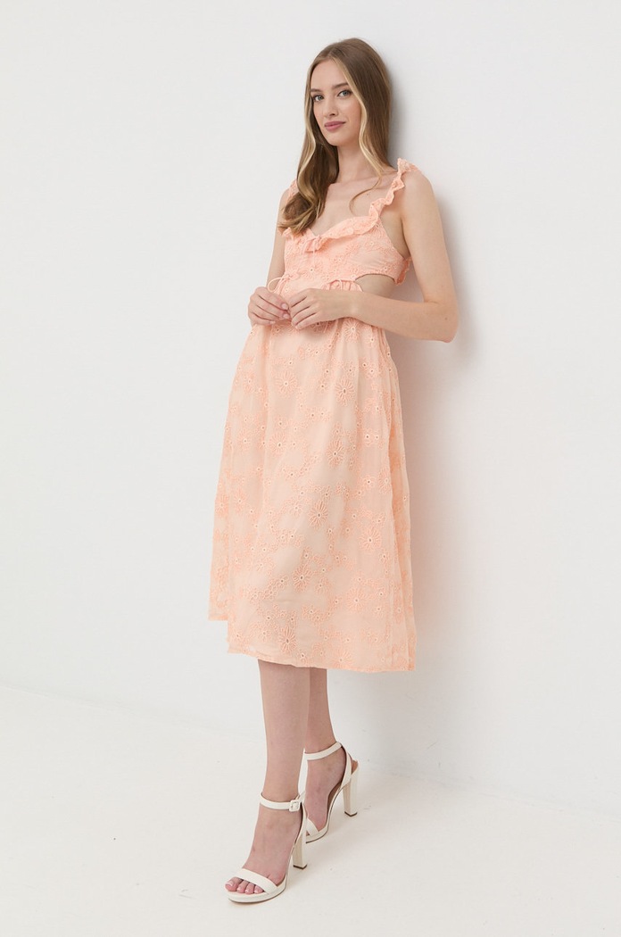Рокля For Love & Lemons оранжев CD2693.SU22