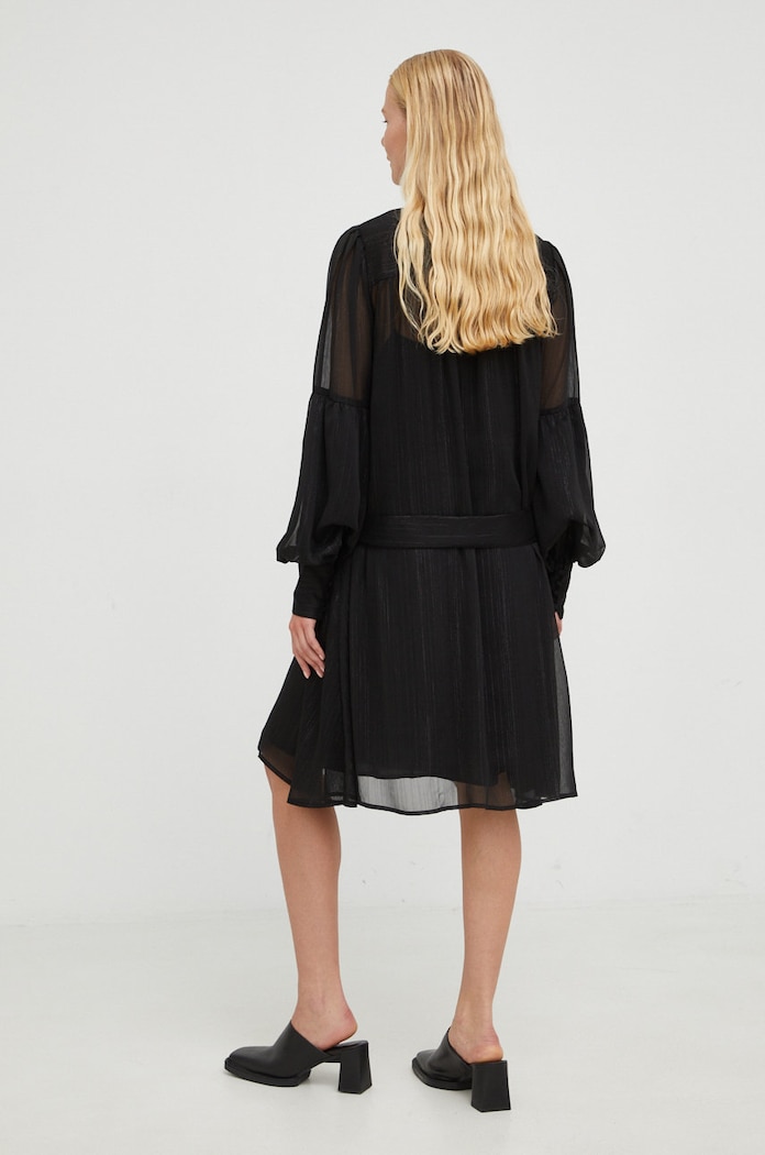 Bruuns Bazaar sukienka BBW3125 czarny AW22