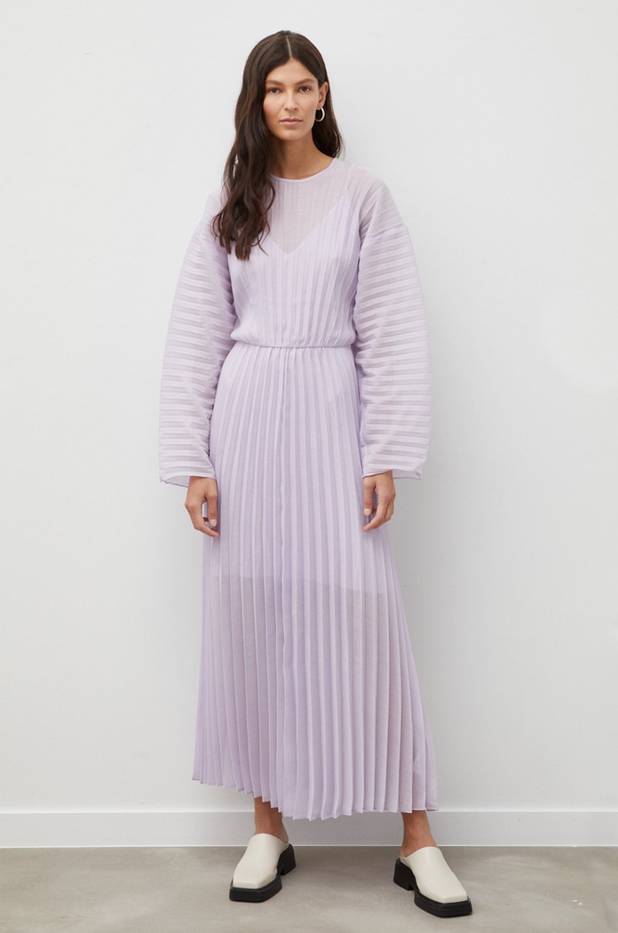 Samsoe Samsoe rochie maxi violet F22300222