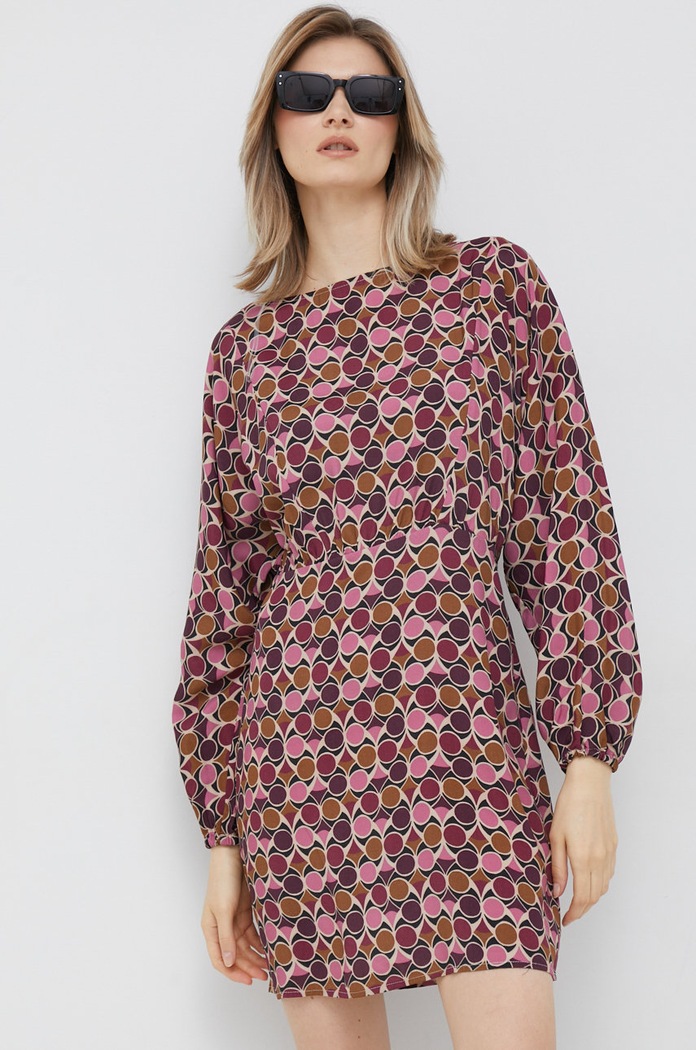 Šaty Sisley 4LRELV02J.75A viacfarebná AW22