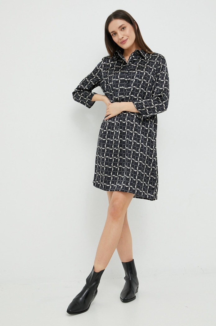 Sisley rochie mini negru 4V82LV020.66Y