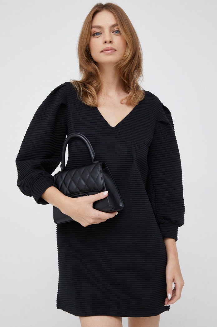 Sisley rochie negru 4ZYRLV01S.100