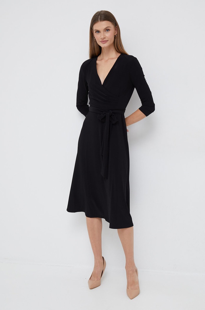 Lauren Ralph Lauren sukienka 250769904004 czarny SS25