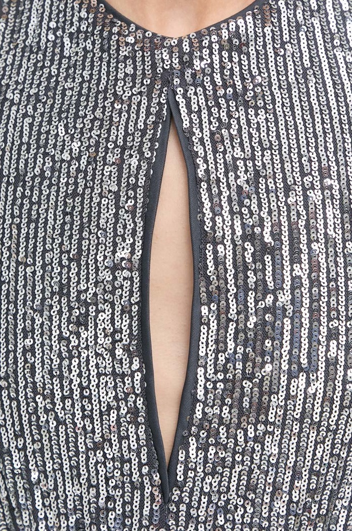 Šaty Bardot 58279DB.GUNMETAL šedá