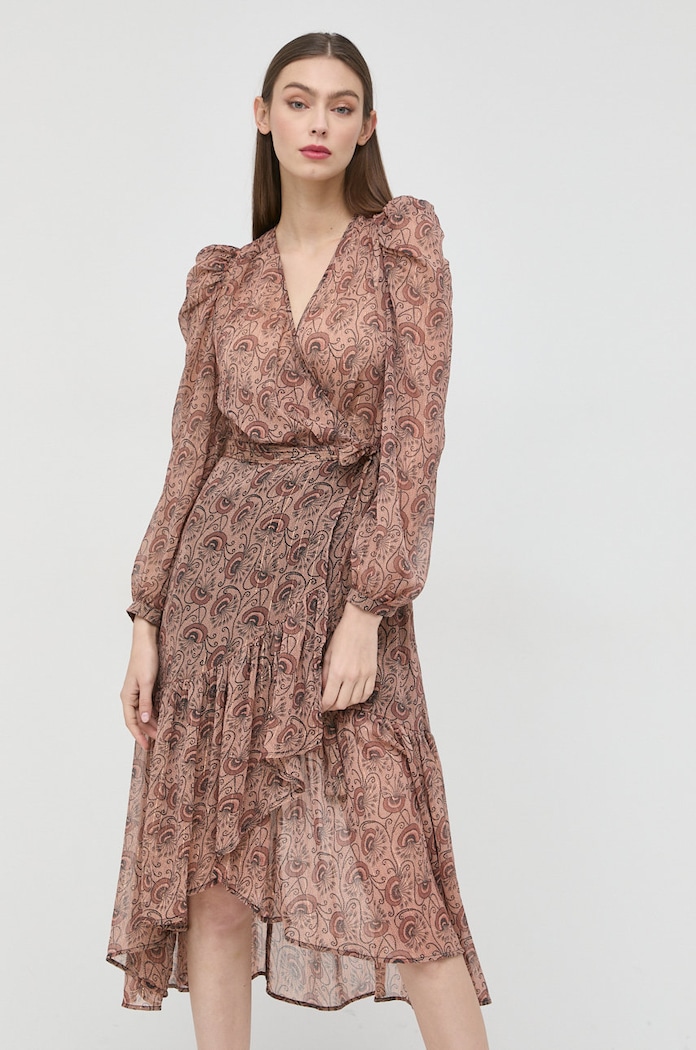 Φόρεμα Morgan casual καφέ ROLMI.F.MULTICO