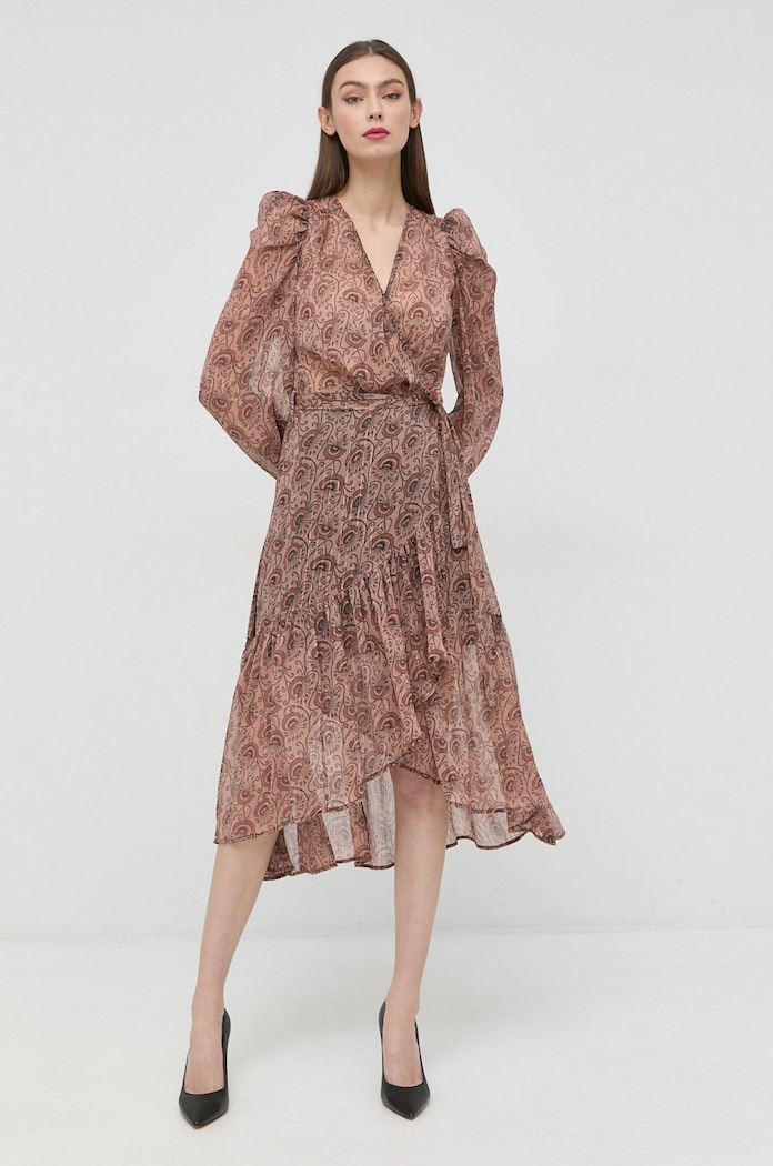 Φόρεμα Morgan ROLMI.F.MULTICO καφέ AW22