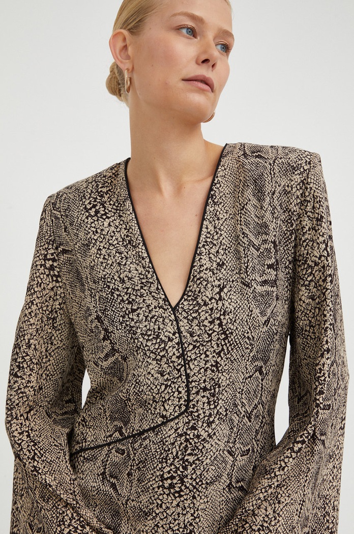 Šaty By Malene Birger hnedá Q71094003