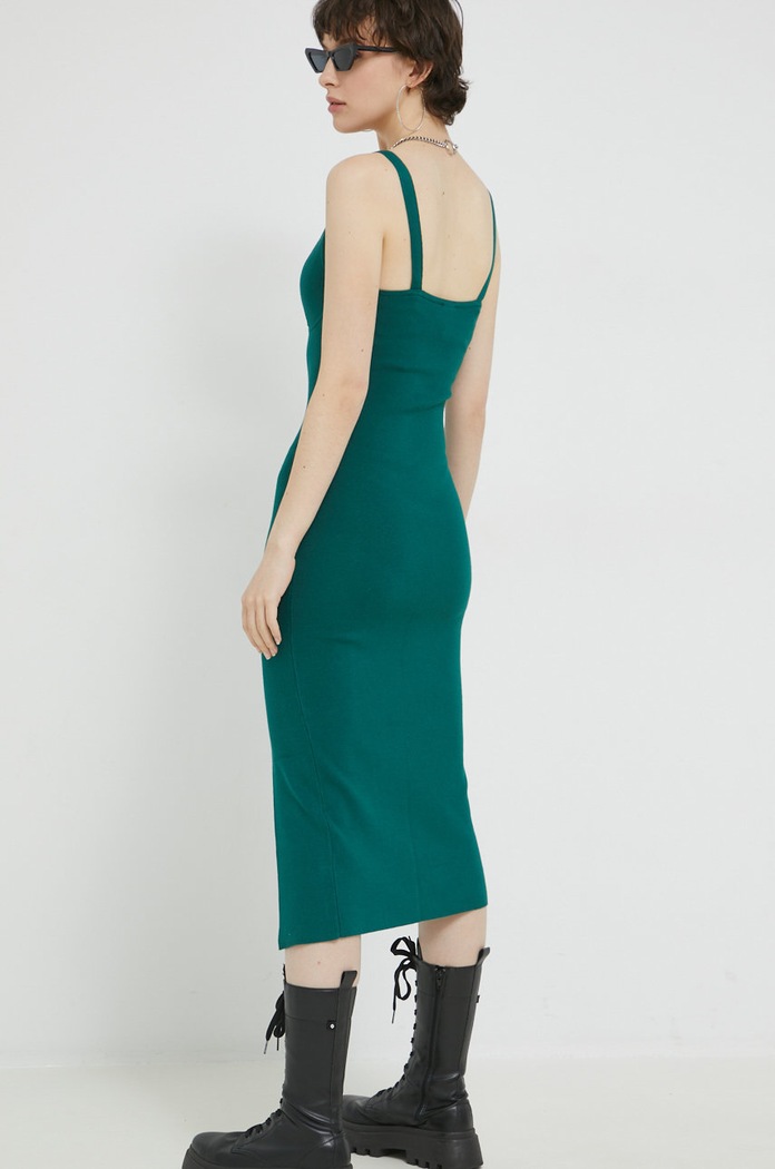 Odjeća Haljina Abercrombie & Fitch KI159.2491.300 zelena