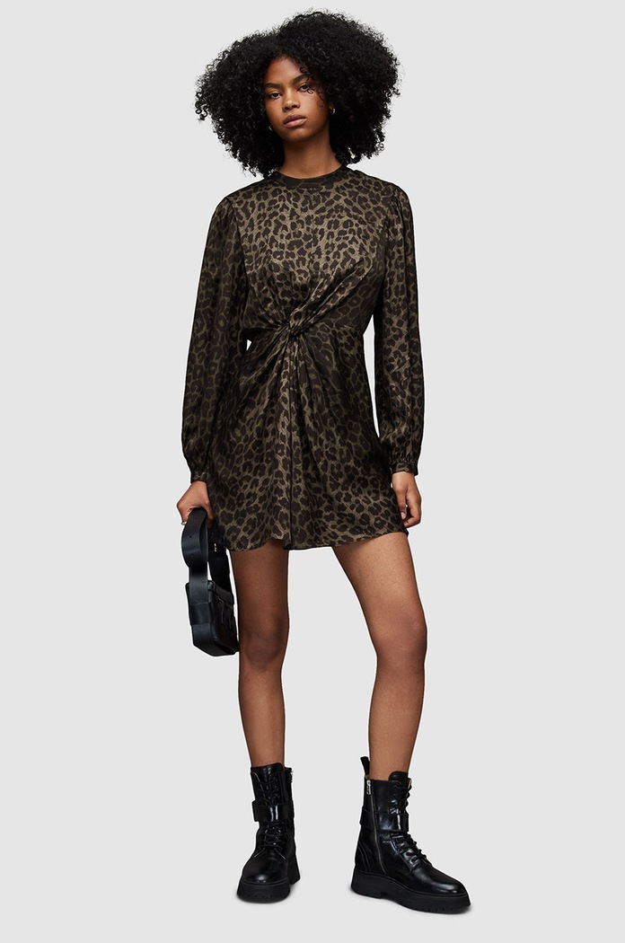 Îmbrăcăminte AllSaints rochie WD275X verde