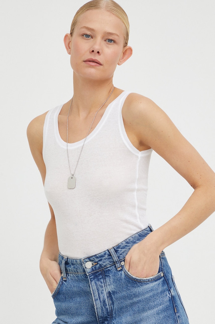 Top American Vintage λευκό MAS00