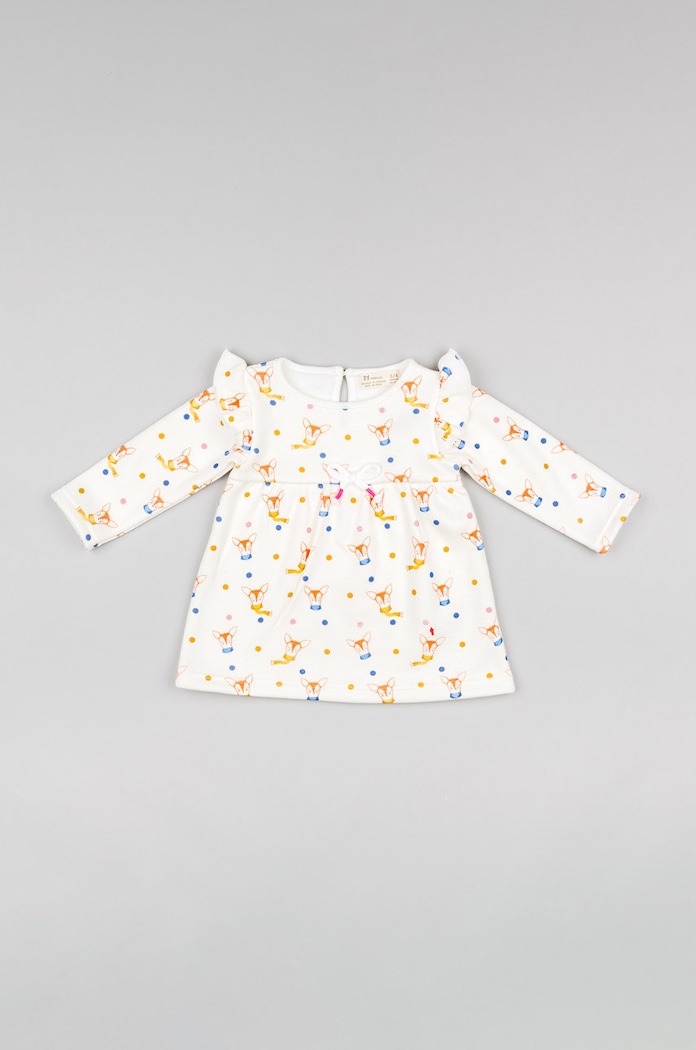 Haljina za bebe zippy 22W.7901ZT bijela AW22