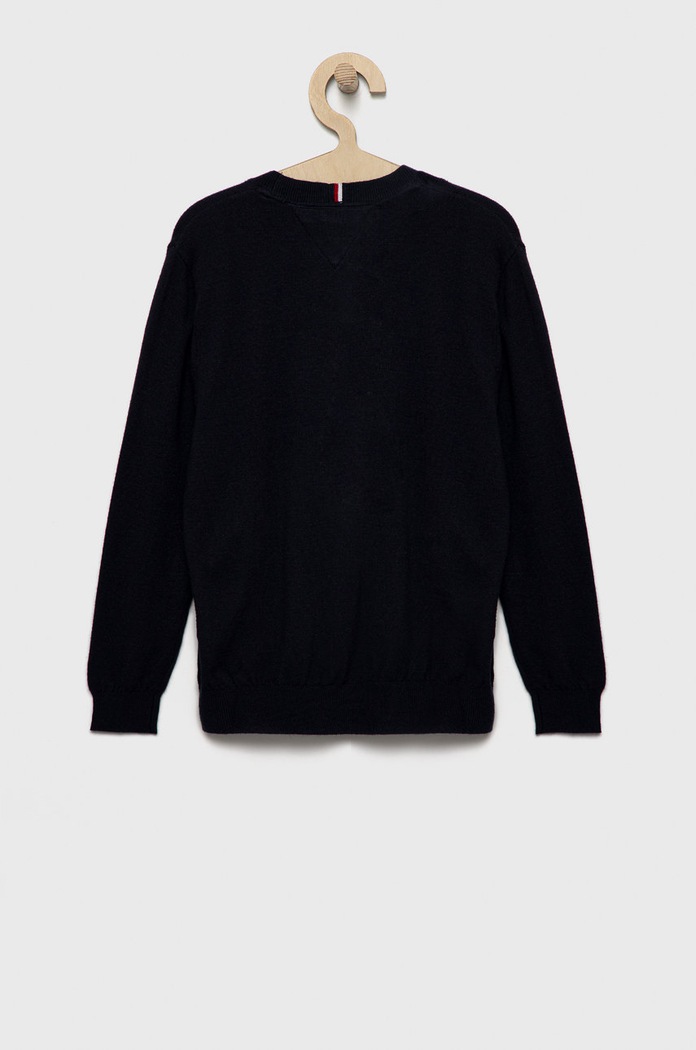 Tommy Hilfiger gyerek pulóver KB0KB07496.9BYY sötétkék AW22