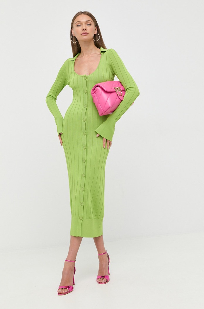 Patrizia Pepe sukienka 8K0048.K9J5 zielony AW22