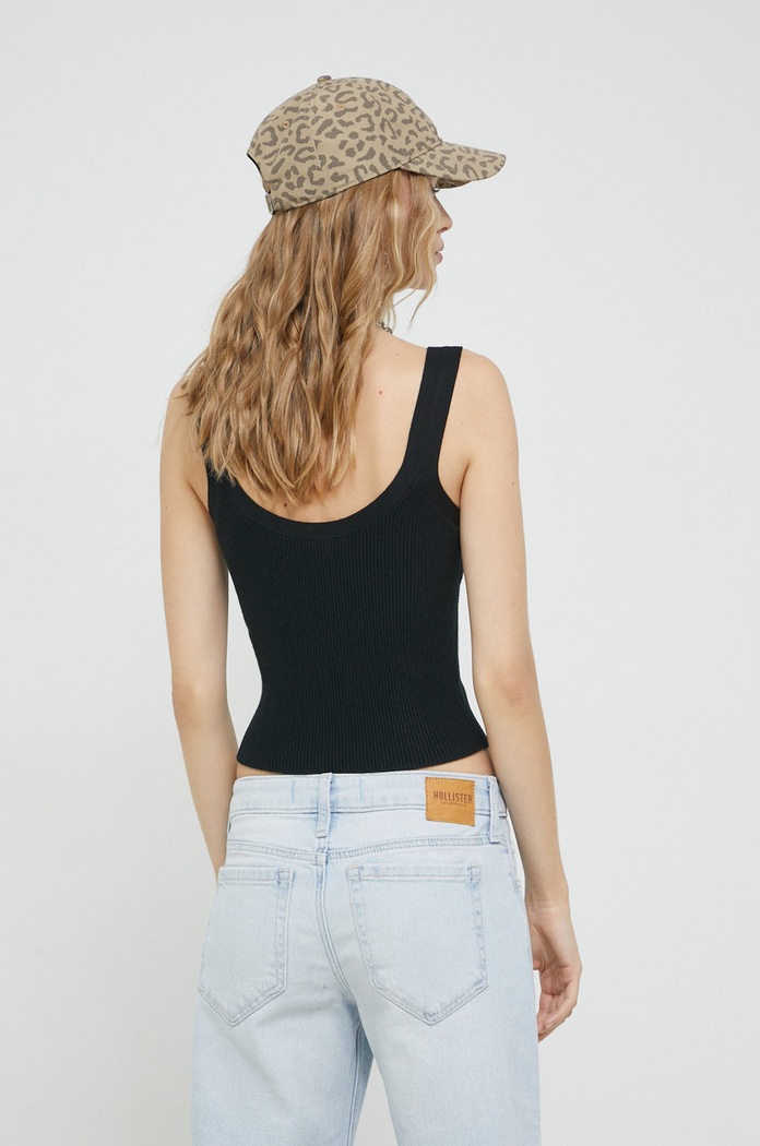 Îmbrăcăminte Abercrombie & Fitch top KI150.2725.900 negru
