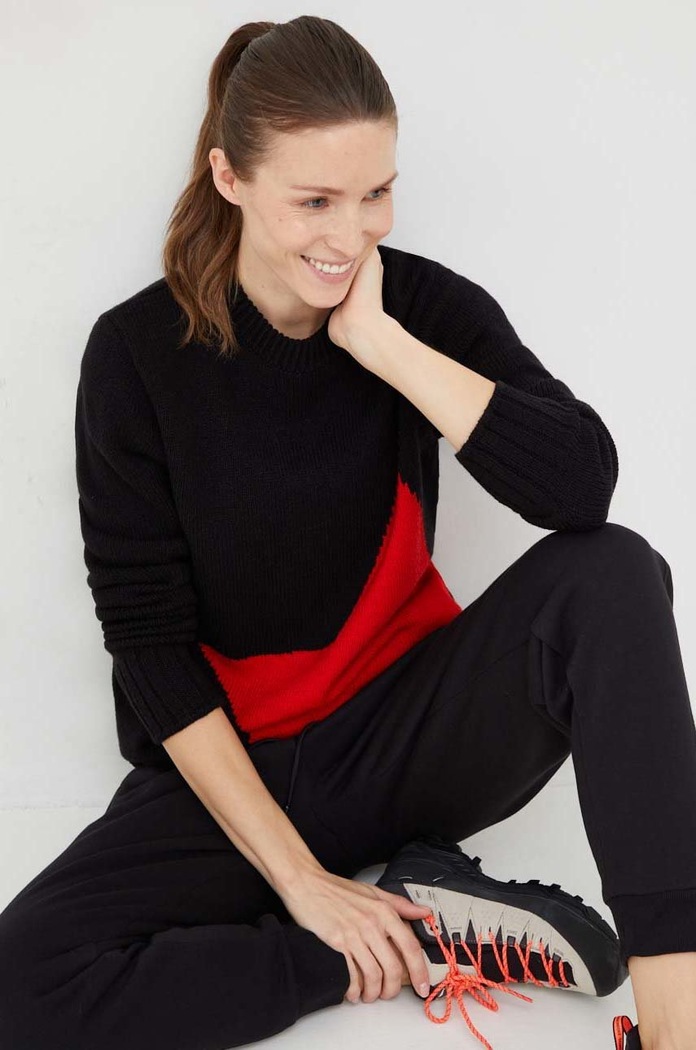 Newland gyapjú pulóver N46287.99 fekete AW22