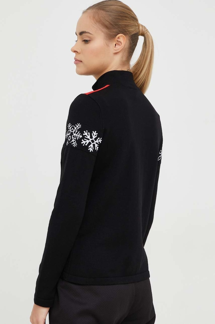 Μάλλινο πουλόβερ Newland N46293.108 μαύρο AW22