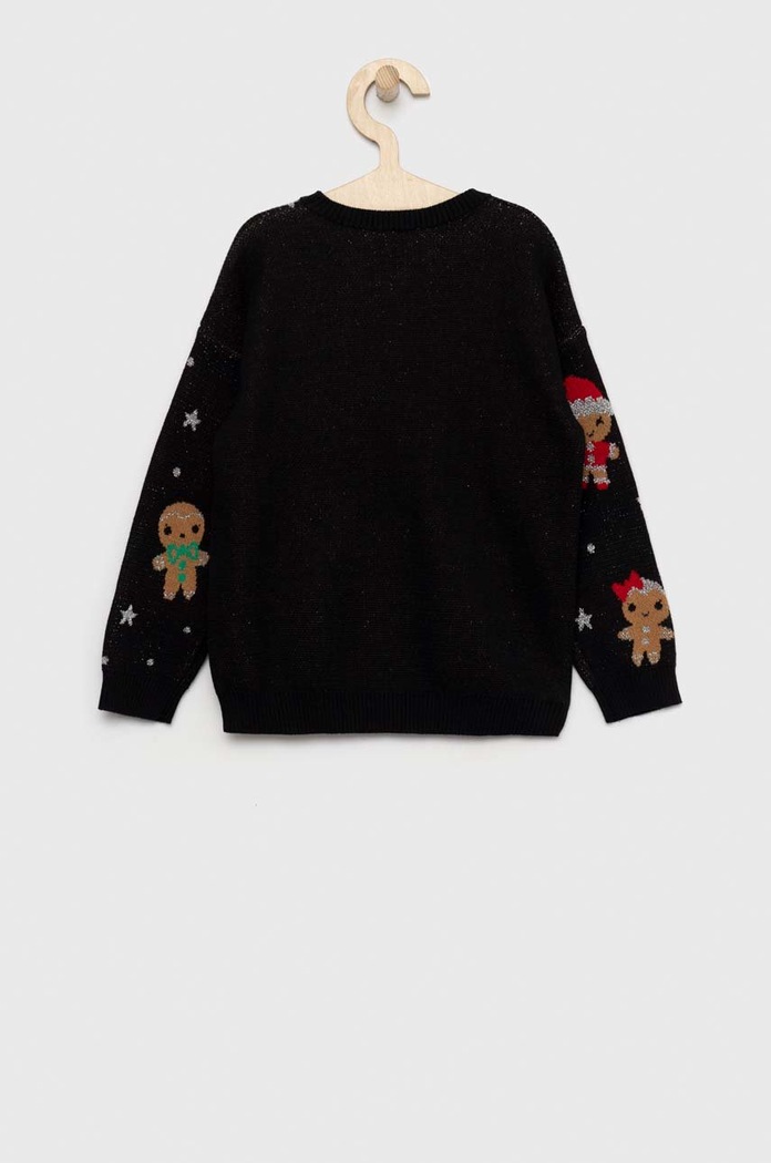 Παιδικό πουλόβερ United Colors of Benetton 1194H100K.P μαύρο AW22