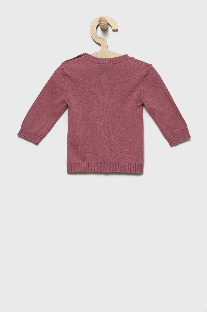 Chłopiec United Colors of Benetton sweter bawełniany dziecięcy 112CB1009.W różowy