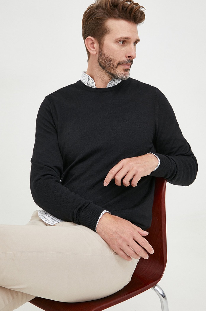 Calvin Klein sweter wełniany K10K109474.9BYY
