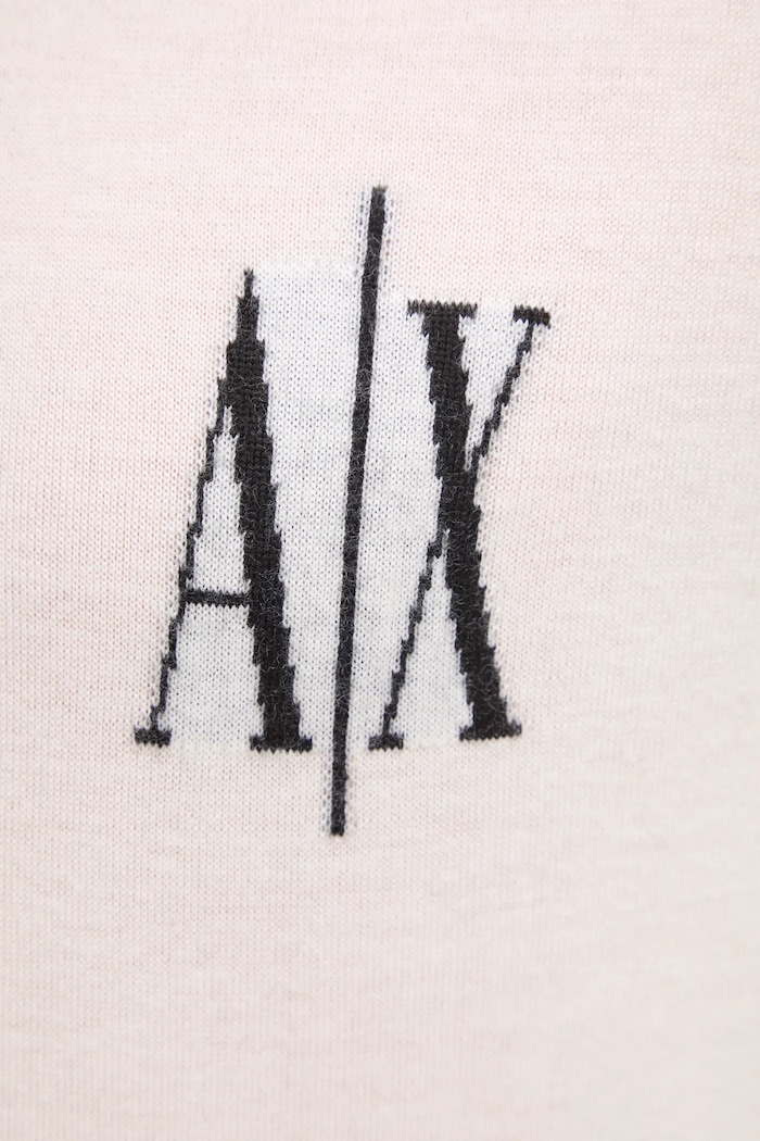 Vlnený sveter Armani Exchange 8NZM4R.ZM8AZ béžová