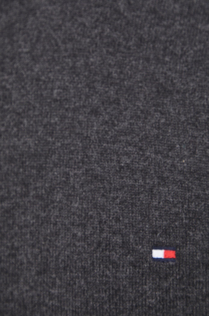 Tommy Hilfiger pulover din amestec de casmir MW0MW28046.9BYY gri