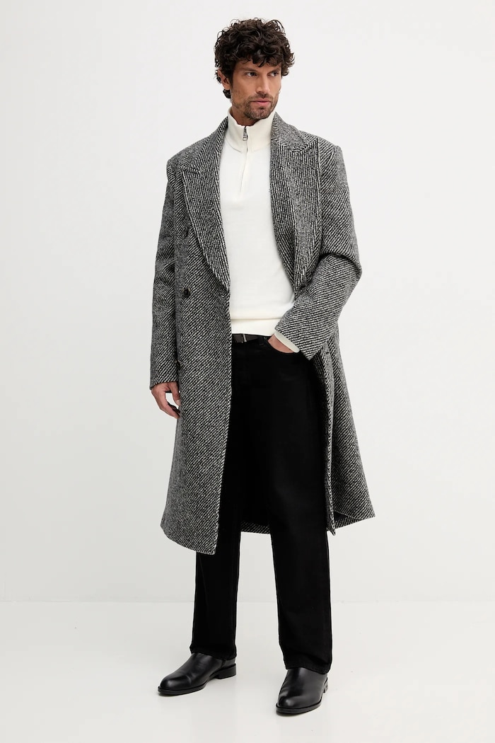 Svetr s příměsí kašmíru Tommy Hilfiger MW0MW28049.9BYY béžová AW25
