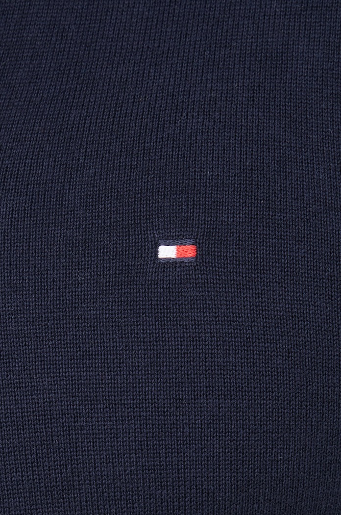 Svetr s příměsí kašmíru Tommy Hilfiger MW0MW28049.9BYY námořnická modř