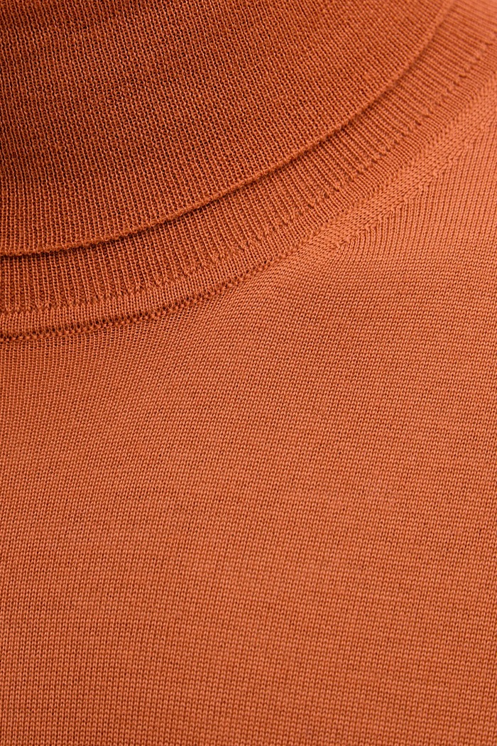 BOSS gyapjú pulóver 50468262 narancssárga