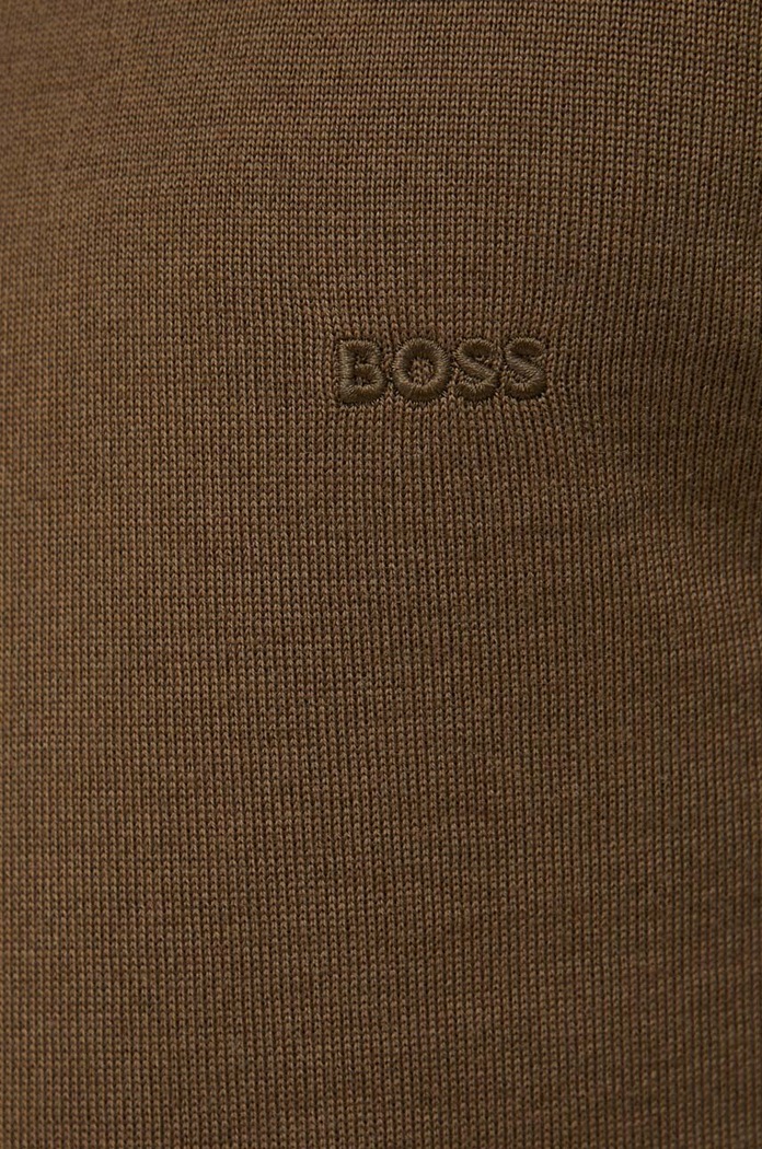 Вовняний светр BOSS Botto-L 50476364 зелений