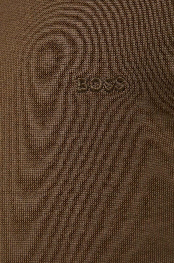 Вовняний светр BOSS Botto-L 50476364 зелений