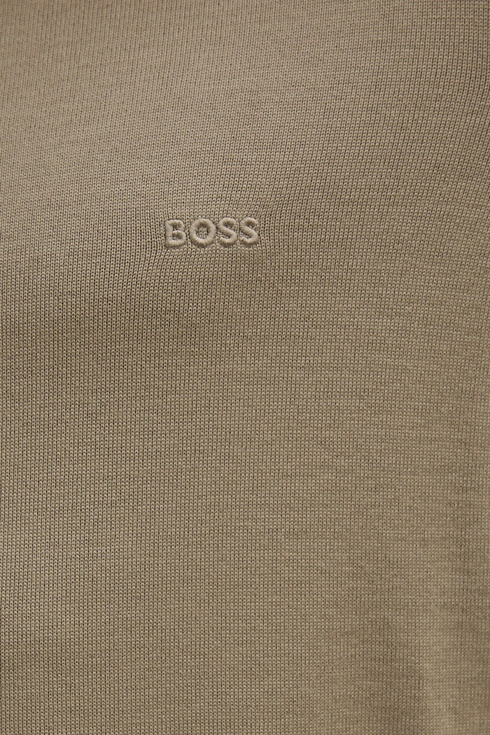Μάλλινο πουλόβερ BOSS Kenno 50476364 πράσινο