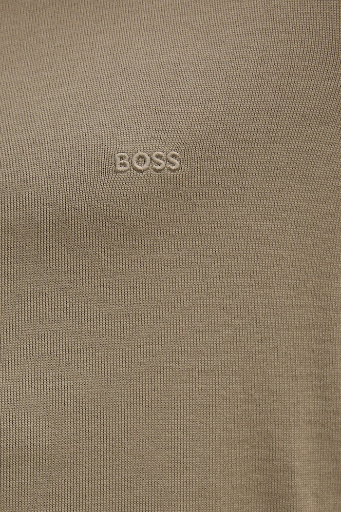 Μάλλινο πουλόβερ BOSS Kenno 50476364 πράσινο