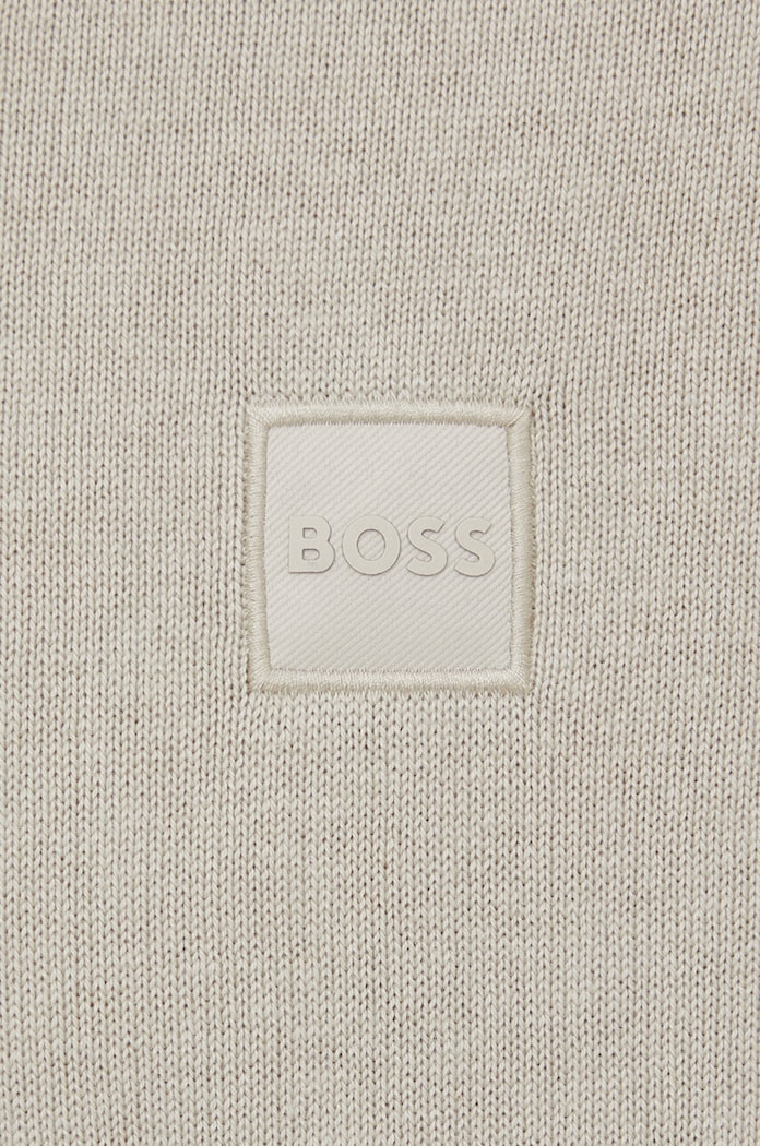 BOSS pulover din amestec de casmir BOSS CASUAL 50471343 verde