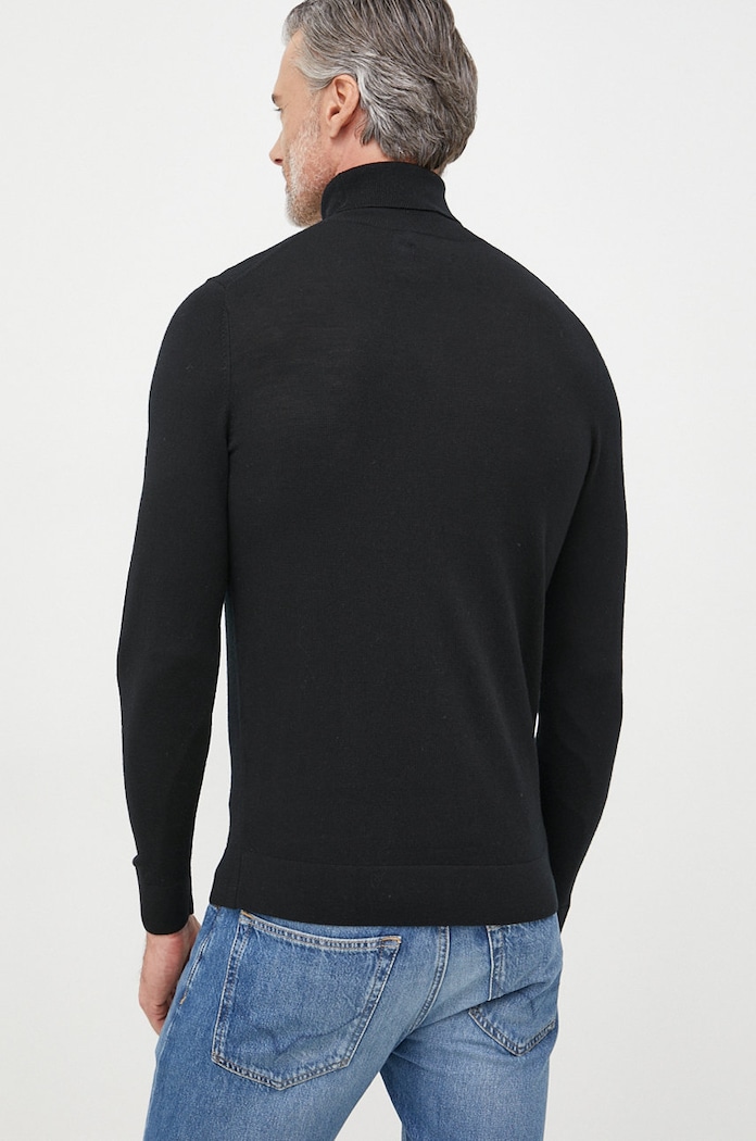 Odzież Calvin Klein sweter wełniany K10K110420.9BYY czarny