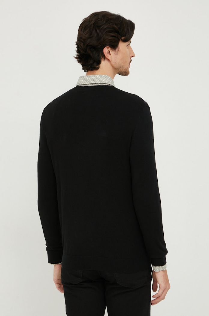 Odzież Sisley sweter 10F2S1C78.100. czarny
