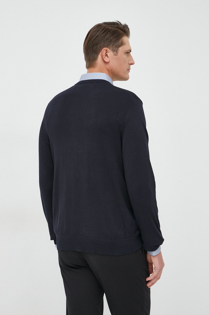 Odzież Lindbergh sweter 30.80043.NAVY granatowy